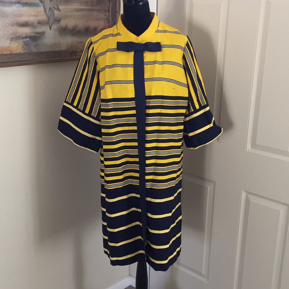 VTG 60's Mod Dela-Ann Creation Linen Loungewear